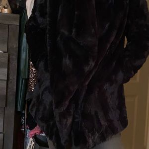 BRAND new Faux fur Jacket